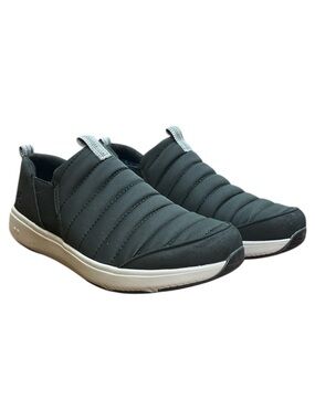 #15 Ryka Women's Pursuit Slip on Shoes (Black Fabric) - Size 8.0 W